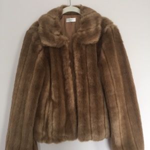 Ann Taylor Loft Faux Fur Jacket